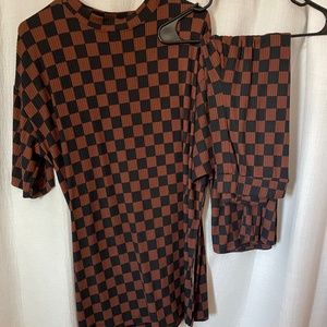 Dressed in LALA checkered set